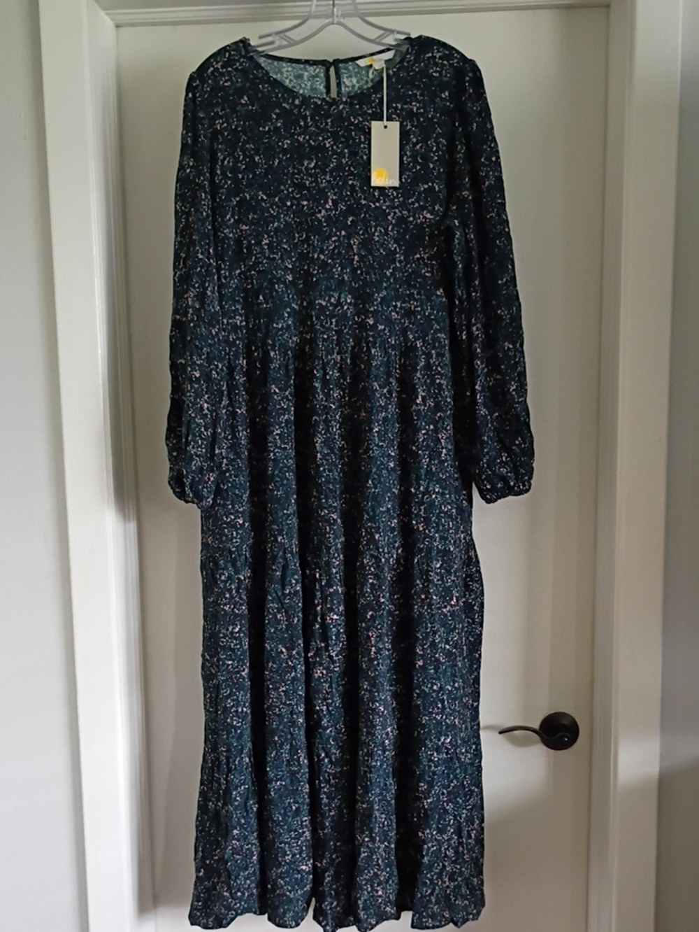 Boden Great British Style Tiered Smock Midi Dress